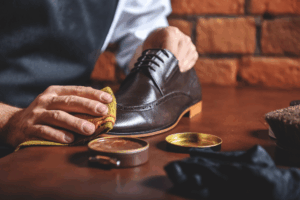 how do I shine shoes