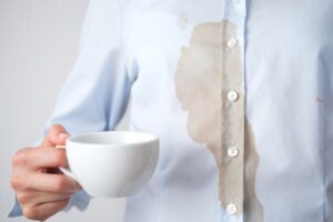 how to get coffee out of clothes