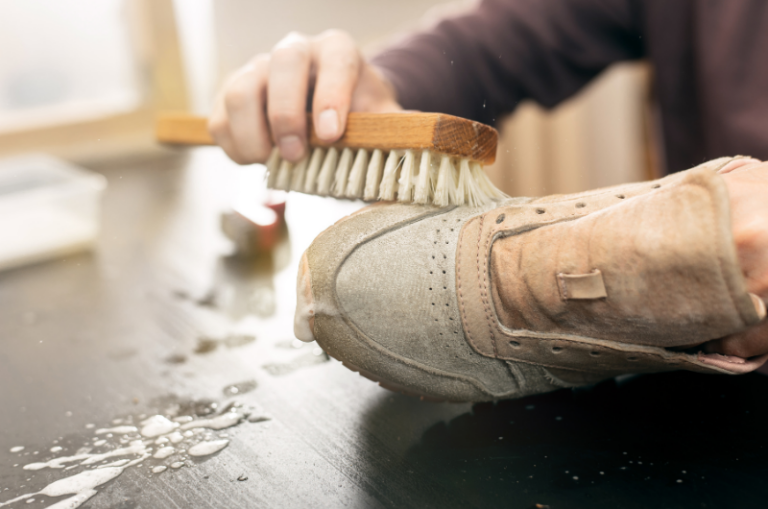 how to clean leather and suede sneakers