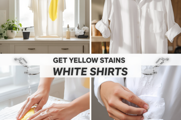 How to get yellow stains out of white shirts