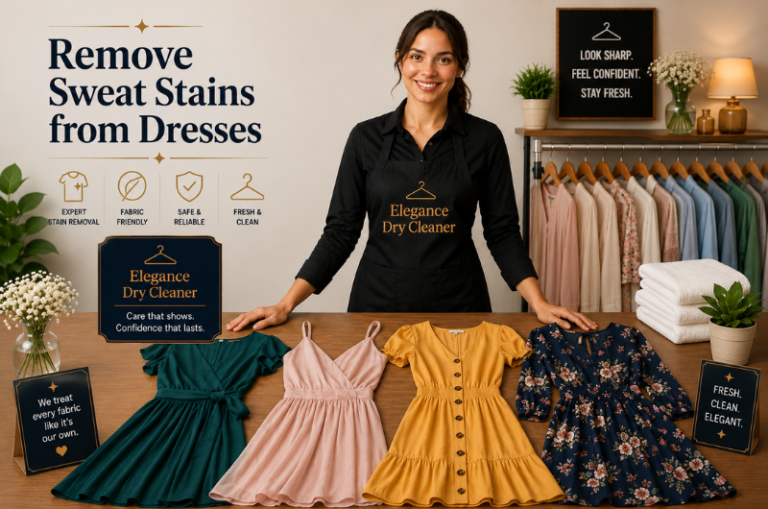 How to remove sweat stains from suits
