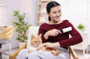 how to remove pet hair from clothes